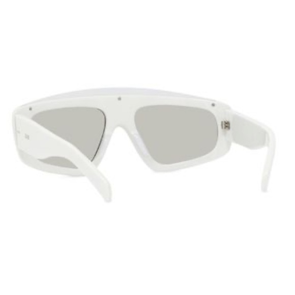 CELINE CL 402251 25C MASK POLARIZED WHITE SUNGLASSES - Picture 7 of 7